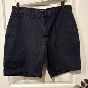 Polo by Ralph Lauren Navy Flat-Front Chino Shorts